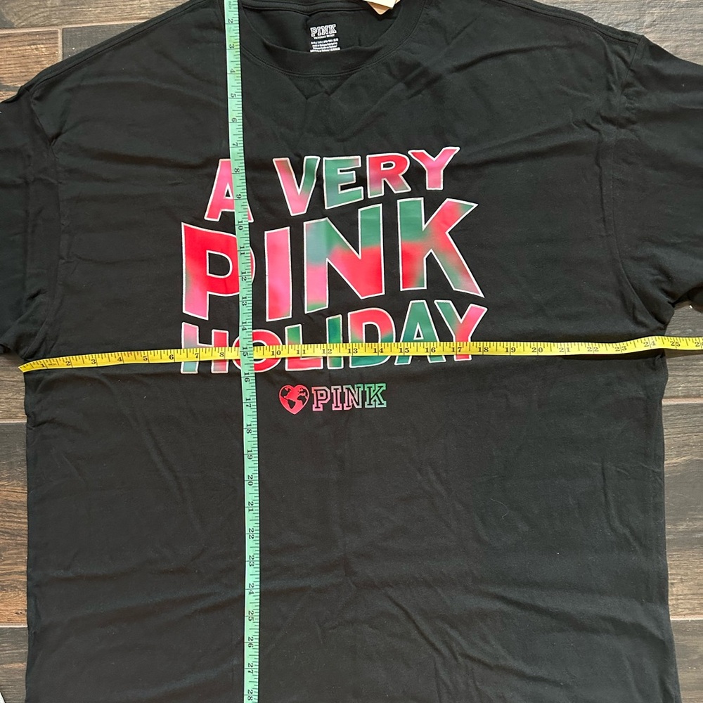 💖 Victoria’s Secret PINK Short Sleeve Shirt 💯% cotton - Picture 9 of 9